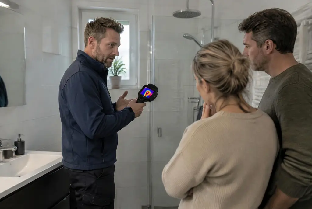 Lekdetectie Oudewater – specialist legt bevindingen uit aan bewoner